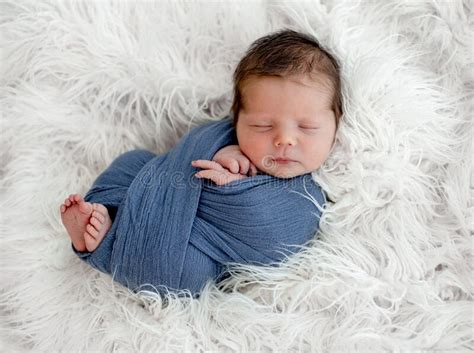 Newborn Baby Boy Portrait Stock Photo Image Of Peaceful 229327310
