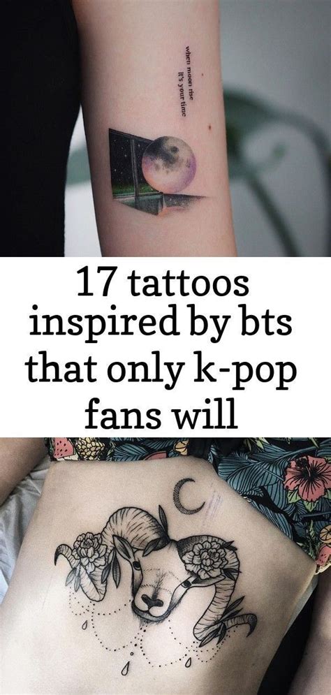 17 Tattoos Inspired By Bts That Only K Pop Fans Will Understand 13