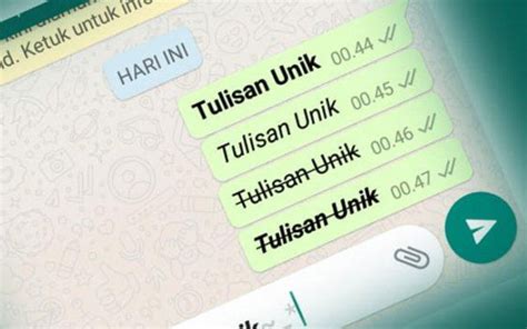 3 Cara Membuat Tulisan Di WA Miring Tebal Dicoret Iteachandroid