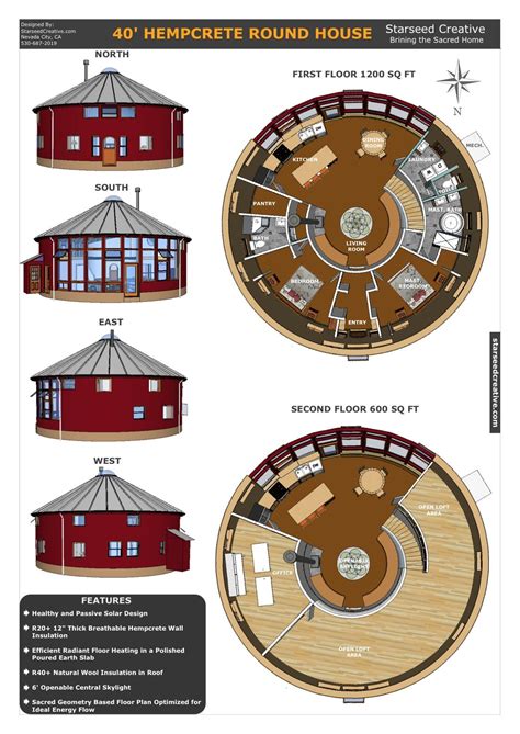 Round House Plans Tiny House Plans House Floor Plans Yurt Home