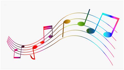 Color Music Notes Clipart Hd Png Download Kindpng