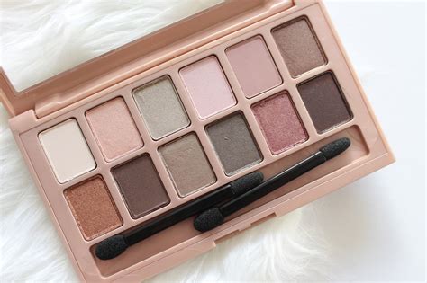 Maybelline The Blushed Nudes Eyeshadow Palette Review Swatches