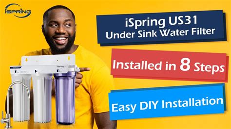 How To Install Ispring Us31 Under Sink Water Filtration System Step