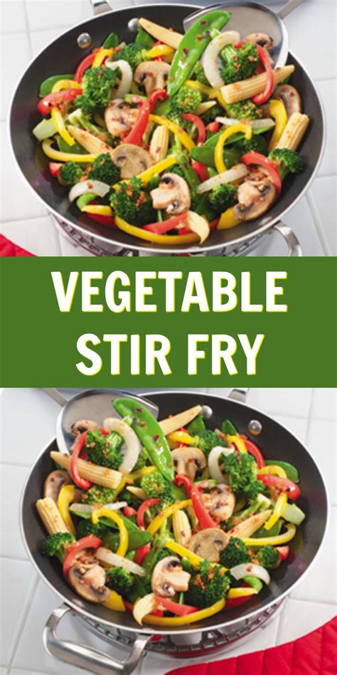 Add the soy sauce and the stock and bring to a boil, reduce heat to medium and. Vegetable Stir Fry | Recipe in 2020 | Vegetarian recipes, Healthy recipes, Vegetable recipes