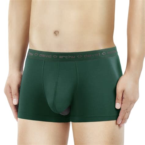 david archy separatec brand sexy short man boxer 1 pack micro modal ultra soft dual pouch