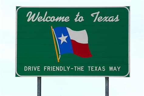 Texas Welcome Home Sign