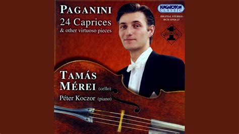 Paganini 24 Caprices For Cello Solo In A Minor Youtube