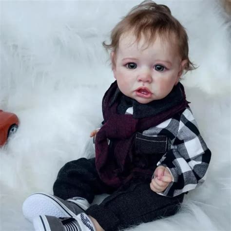 REBORN BABY DOLLS Saskia 20 Inch Newborn Baby Boy Doll With Realistic