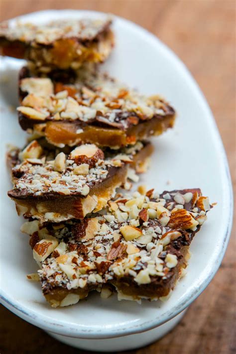 Chocolate Almond Buttercrunch Toffee Recipe Recipe Toffee Recipe