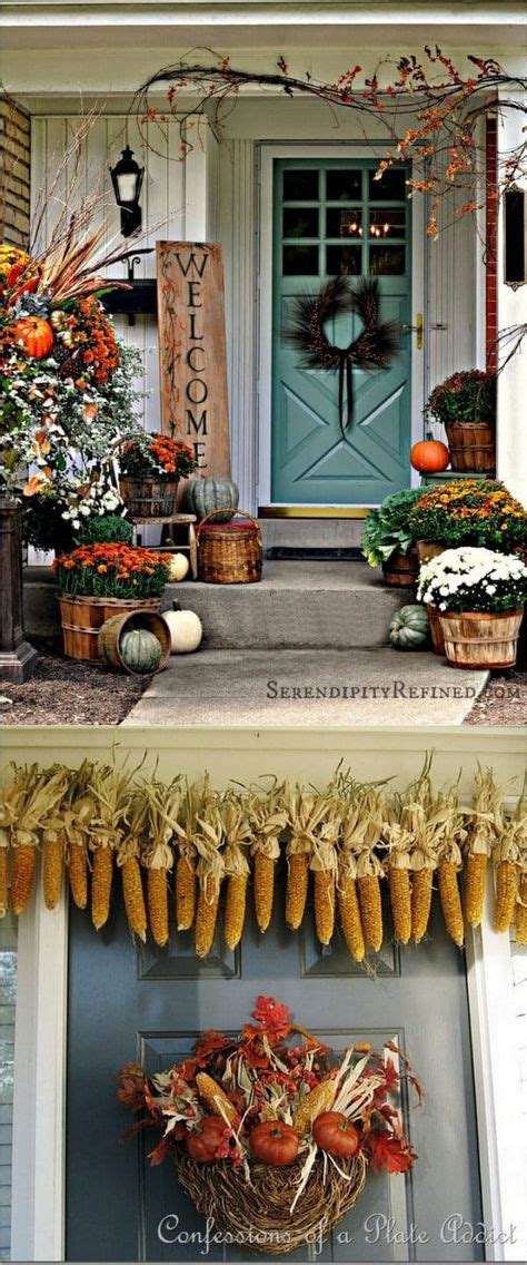 25 Splendid Diy Outdoor Fall Decorations Fall Deco Fall Outdoor