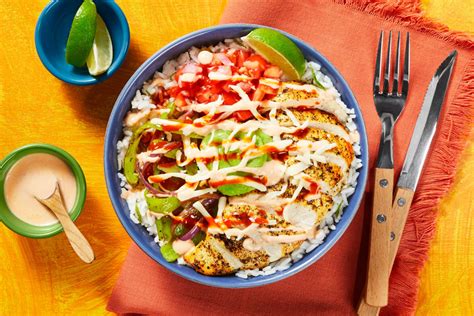 A gift card is a way for you to treat someone special to a hellofresh delivery for one week. Chicken & Guac Burrito Bowls Recipe | HelloFresh