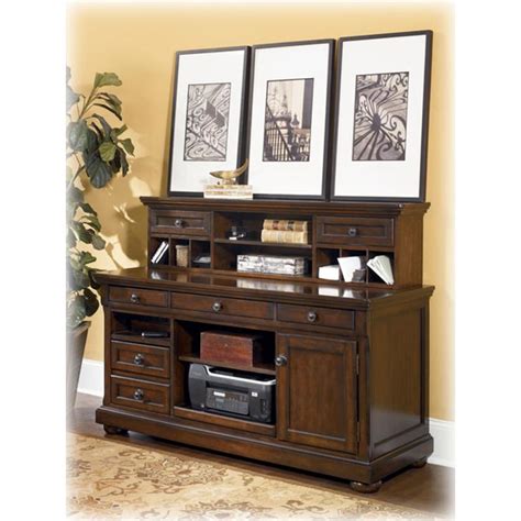Ashley furniture corporate office email address: H697-48 Ashley Furniture Porter Home Office Short Desk Hutch