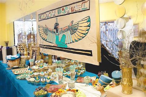 These one of a kind tapestries will help transform your room into your private sanctuary! Cleopatra + Egyptian Themed Birthday Party | Egyptian ...