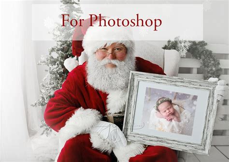 Santa Photoshop Templates 3 Pack Etsy Uk