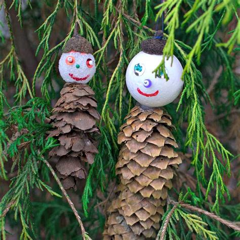 Pine Cone Men Ornaments Upstate Ramblings