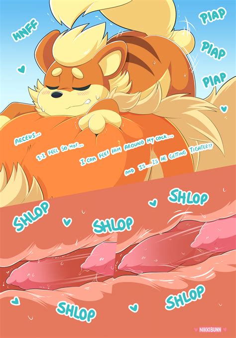 Rule 34 Anal Anal Sex Arcanine Balls Blush Closed Eyes Comic Delta
