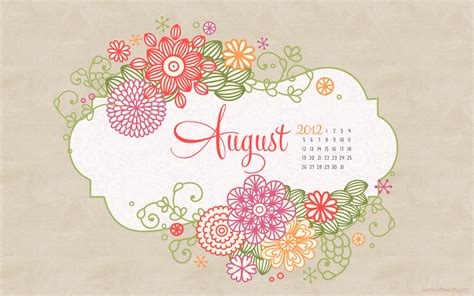 freebie august wallpaper  calendar fancy girl designs