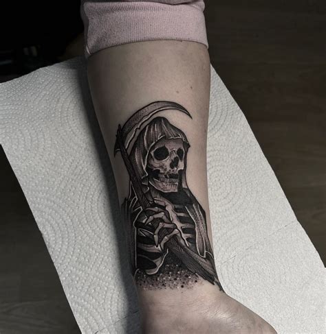 Discover More Than 70 Grim Reaper Forearm Tattoo Best Vn
