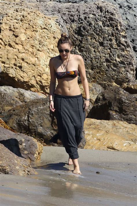 Miley Cyrus In Bikini At The Beach In Malibu Hawtcelebs