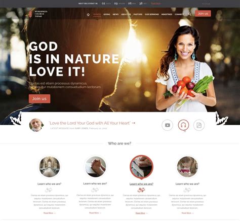 Best Wordpress Themes For Churches Knowledgebase The Events Calendar