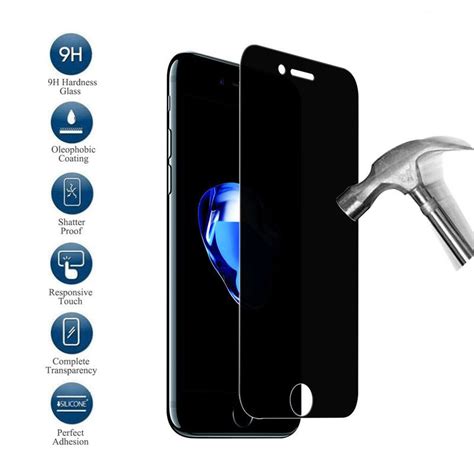9h 25d Privacy Tempered Glass Screen Protector For Iphone X Xs Max Xr