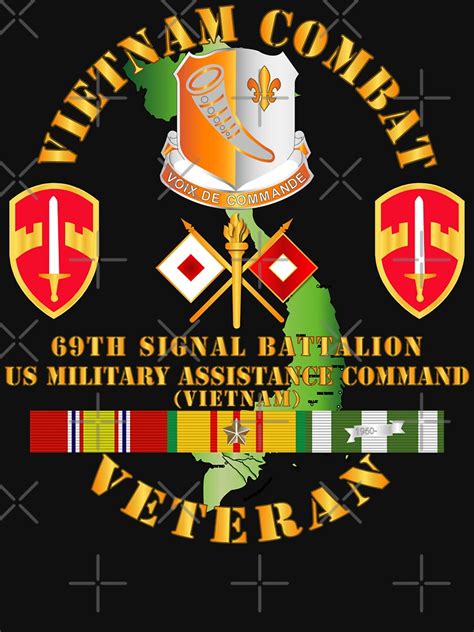 Army Vietnam Combat Vet W 69th Signal Bn Dui Usmacv W Vn Svc T
