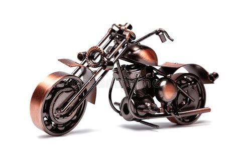 Handmade Model Of Custom Motorcycle Bike Copper Scale Model Of Chopper