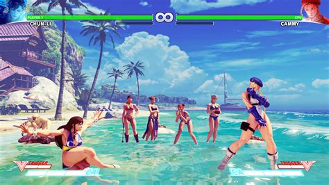 Street Fighter 5 Une Vidéo Pour Le Stage De La Plage Et Voir Karin En Bikini
