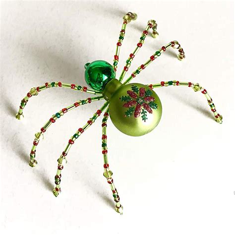 Sparkling Spider Christmas Ornament