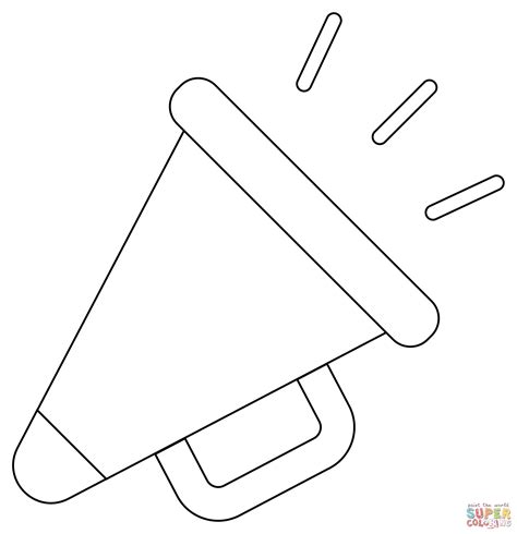 26 Best Ideas For Coloring Cheer Megaphone Coloring Page Images And