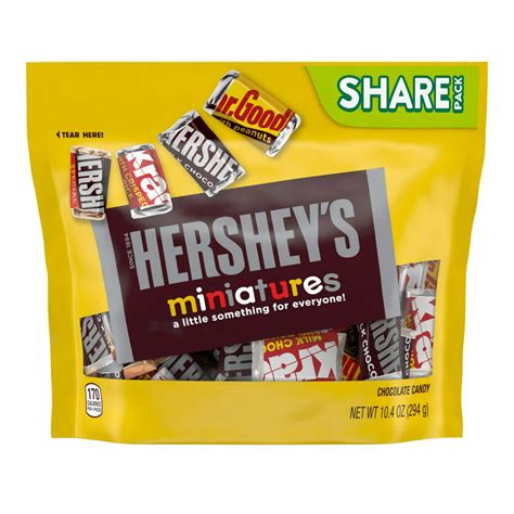 Hersheys Miniatures Assorted Chocolate Candy Bars Individually