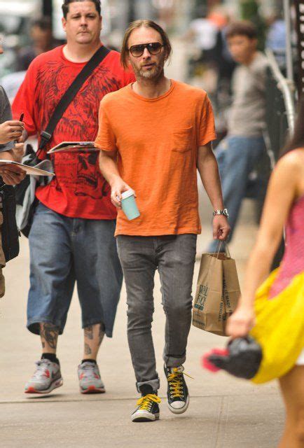 Thom Yorke Of Radiohead Out And About In New York City 116098 Thom