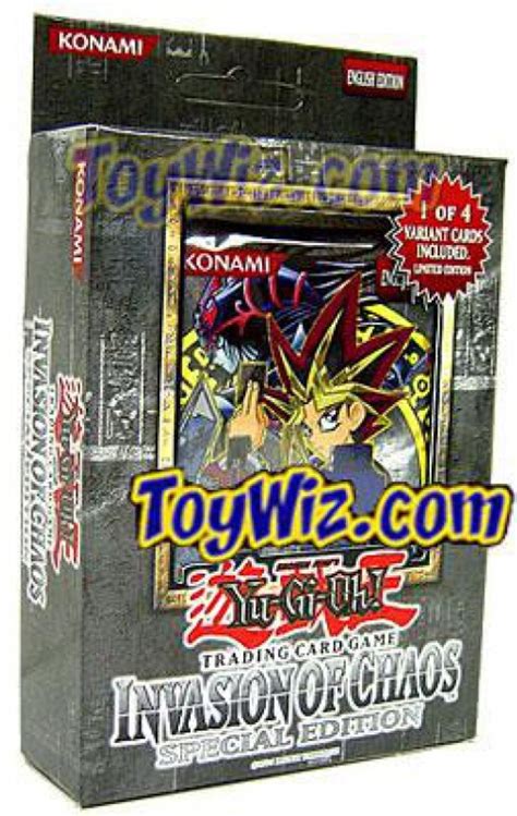 Yugioh Trading Card Game Invasion Of Chaos Special Edition 3 Booster