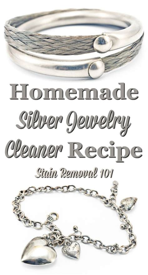 Homemade Silver Jewelry Cleaner Recipe Silver Jewelry Cleaner