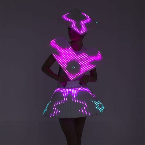 Led Panel Light Up Bodysuit Artnet Glow Costumes By Etereshop