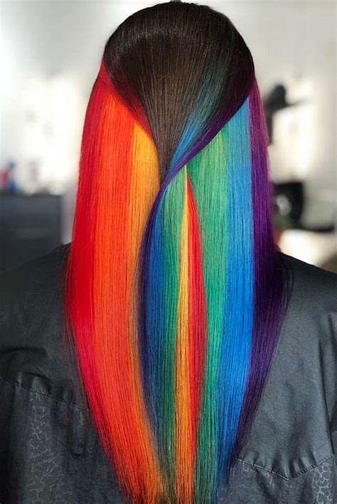 Rainbow Hair Color Ideas To Achieve A Bright Look Rainbow Hair Color