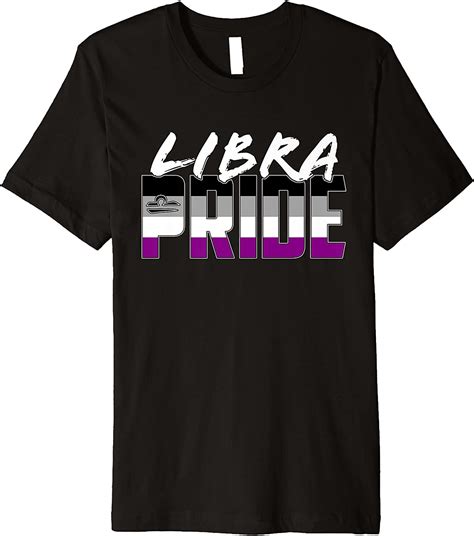 Amazon Com Asexual Libra Pride Flag Zodiac Sign Premium T Shirt Clothing My Xxx Hot Girl
