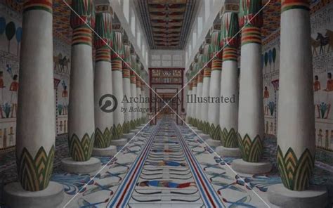 Reconstruction Of The Royal Palace Interior At Malqata Luxor West