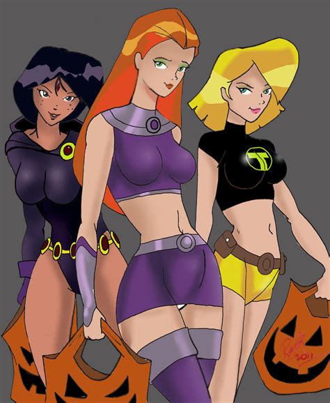 Rule 34 3girls Alex Totally Spies Cartoon Network Clover Totally Spies Cosplay Dc Dc