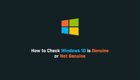 How To Check Windows 10 Is Genuine Or Not Genuine Tech Dhee