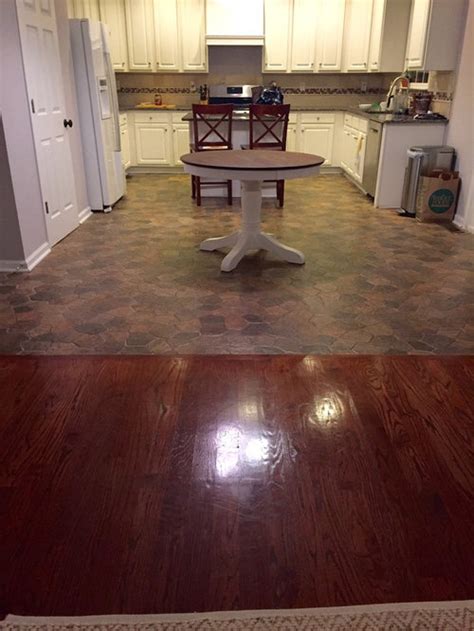Kitchen Hardwood Floors Vs Tile Flooring Ideas