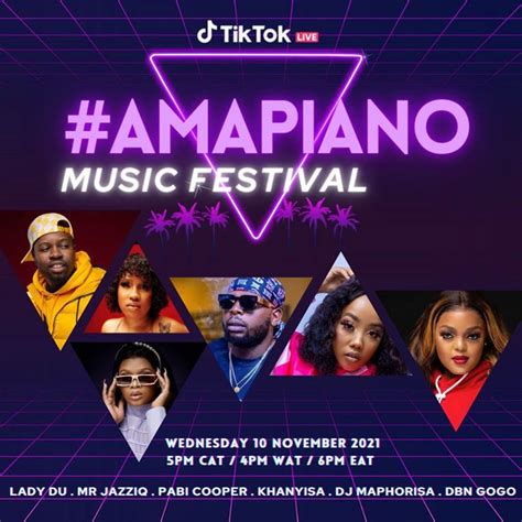 Tiktok To Hosts First Amapiano Live Music Festival With Dj Maphorisa