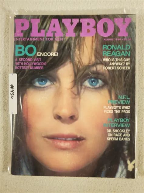 Playboy Magazine Back Issue August Playmate Victoria Cooke Bo Derek Nude Eur
