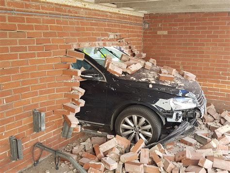 Car Smashes Hole Through Brick Wall In Town Centre Express And Star