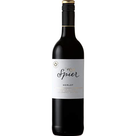 Merlot Spier Signature South African Red Wine