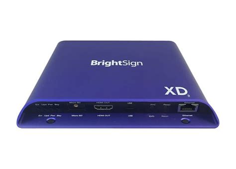 Brightsign Xd1033 Digital Signage Player Xd1033 Media Players
