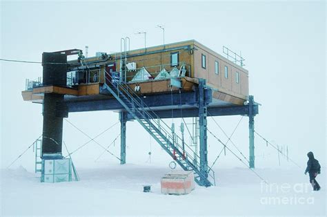 Antarctic Research Station Photograph By British Antarctic Survey