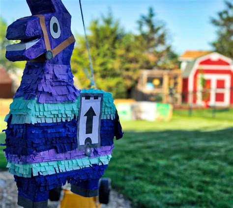 My Wife Made A Loot Llama Pinata For Our Sons Fortnite Themed B Day