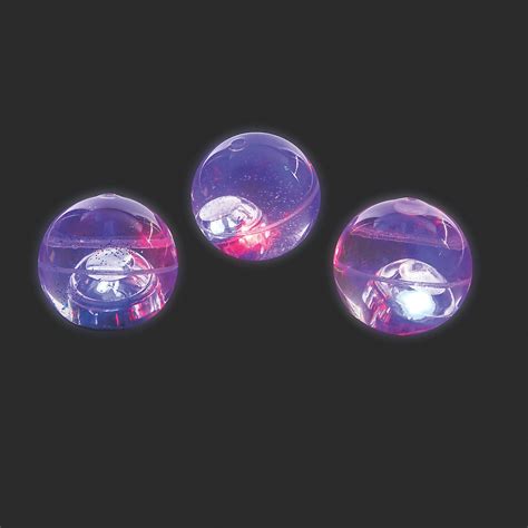 Light Up Glitter Bouncy Balls Toys 12 Pieces Ebay