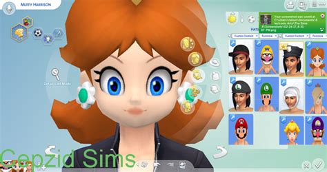 Sims 4 Ccs The Best Mario Character As Mask Face By Cepzid Sims